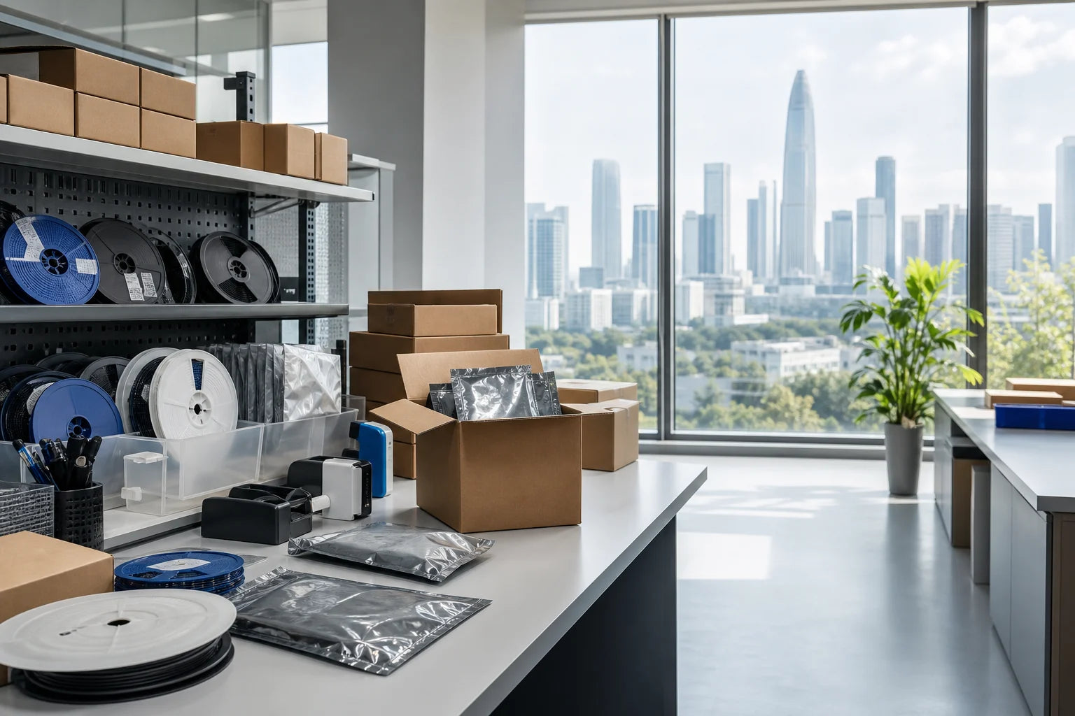 Connected to a global electronics supply hub